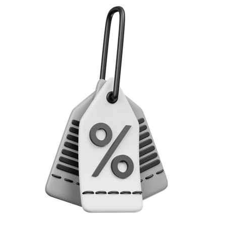 Étiquette de réduction  3D Icon
