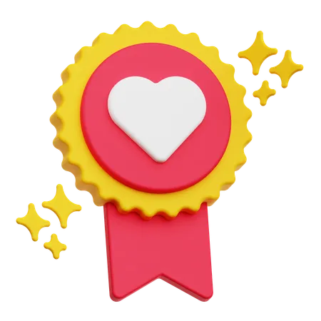 Étiquette de la Saint-Valentin  3D Icon