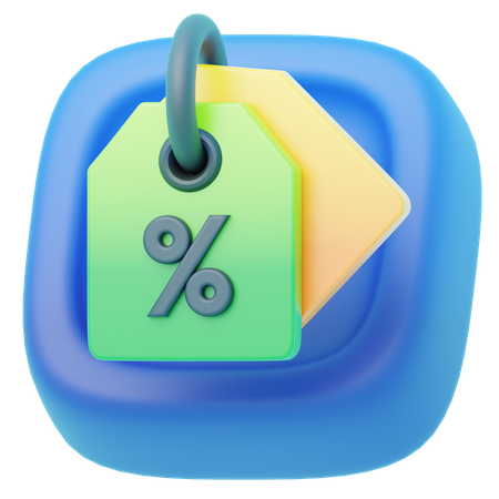 Étiquette de vente  3D Icon