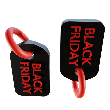 Étiquette du vendredi noir  3D Icon