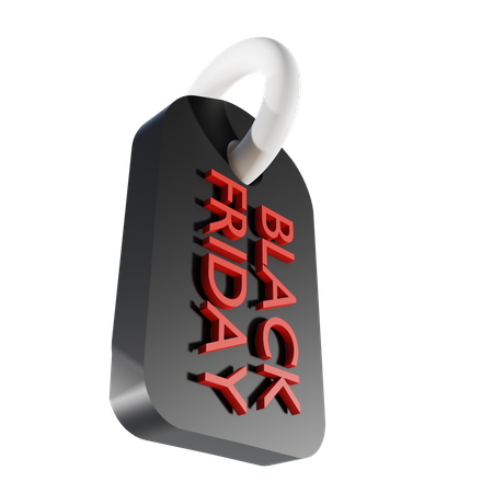 Étiquette du vendredi noir  3D Icon