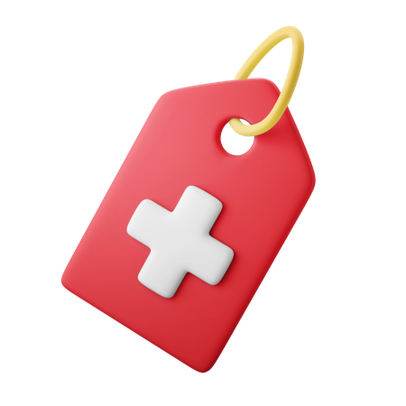 Étiquette médicale  3D Icon