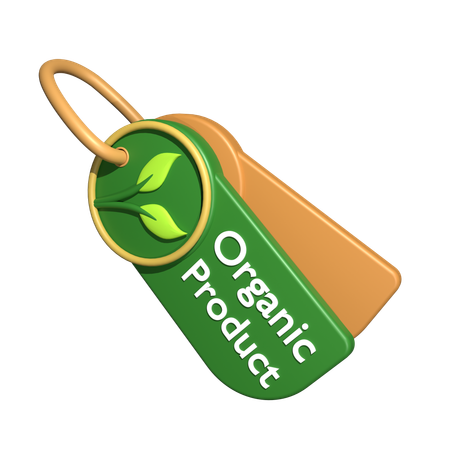 Étiquette biologique  3D Icon