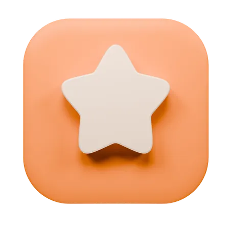 Étoile  3D Icon