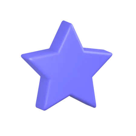 Étoile  3D Icon