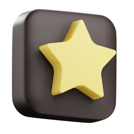 Étoile  3D Icon