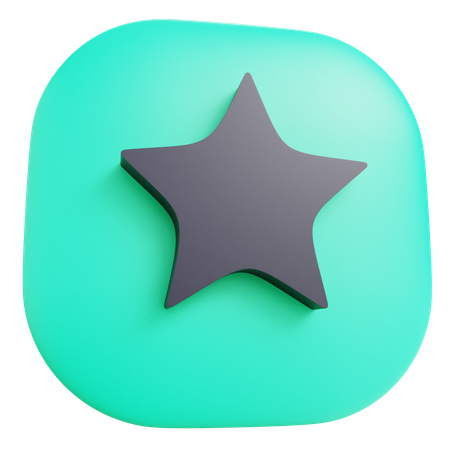 Étoile  3D Icon