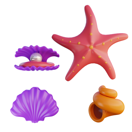 Étoile de mer  3D Icon