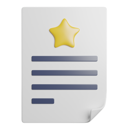 Étoile préférée  3D Icon