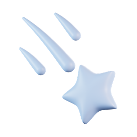 Étoile filante  3D Icon