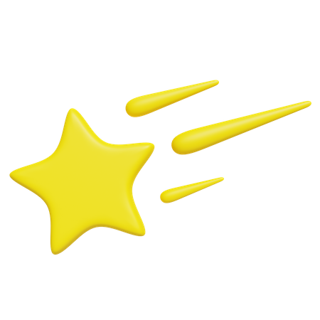 Étoile filante  3D Icon