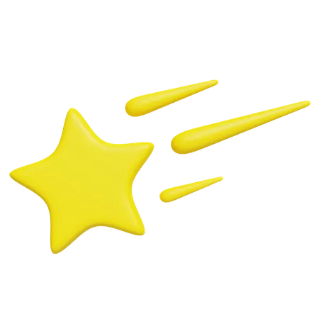 Étoile filante  3D Icon