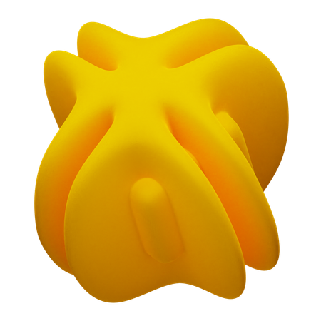 Forme abstraite d'étoile  3D Icon