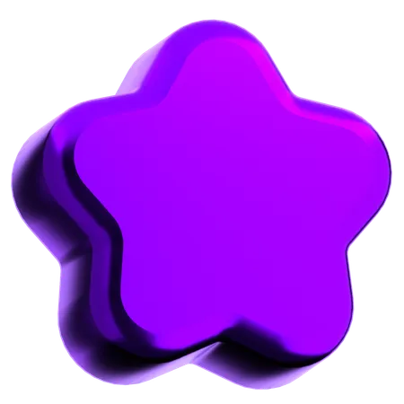 Forme abstraite d'étoile  3D Icon