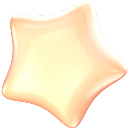 Étoile jaune  3D Icon