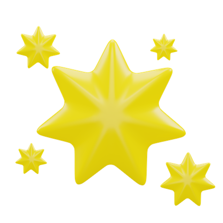 Étoiles  3D Icon