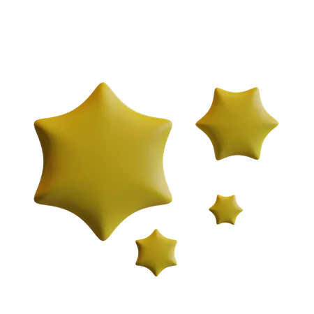 Étoiles  3D Icon