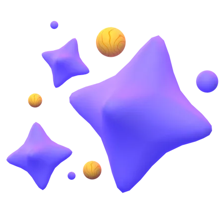 Étoiles  3D Icon