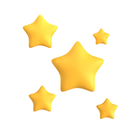 Étoiles  3D Icon