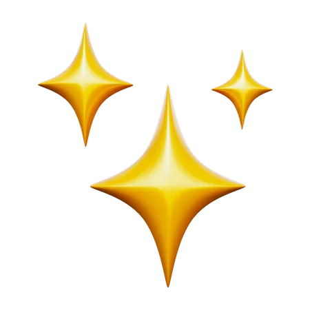 Étoiles  3D Icon