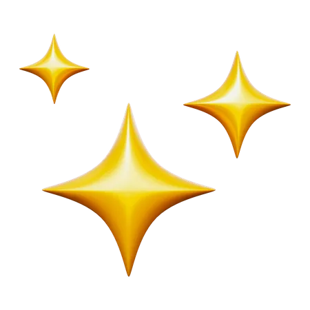 Étoiles  3D Icon