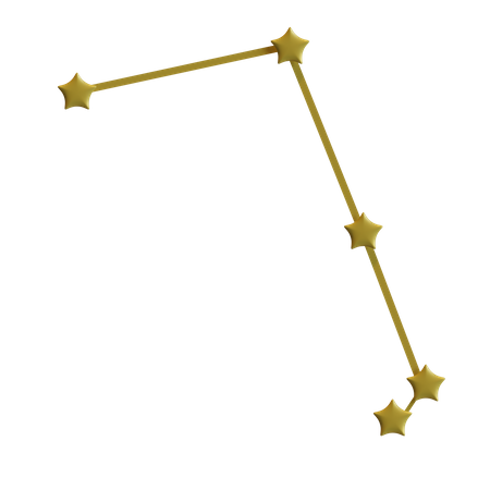 Étoiles de la constellation  3D Icon