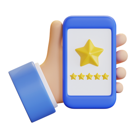Étoiles de notation en ligne  3D Icon