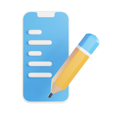 Étude au crayon  3D Icon