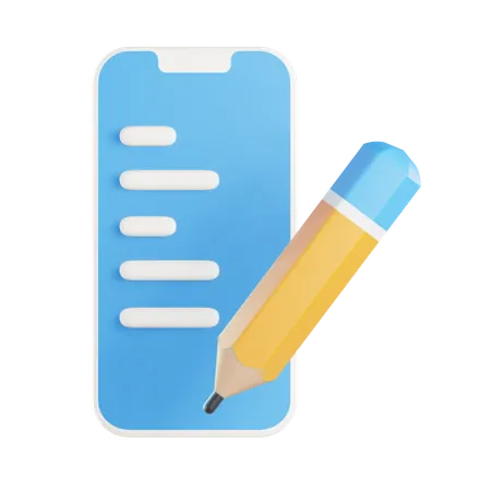 Étude au crayon  3D Icon