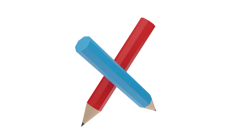 Crayon d'étude  3D Icon