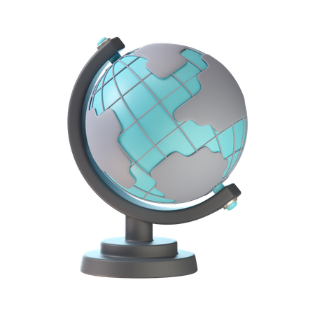 Globe d'étude  3D Icon