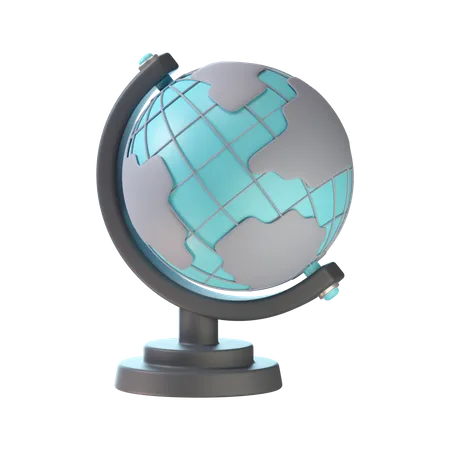 Globe d'étude  3D Icon