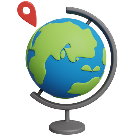 Globe d'étude  3D Icon