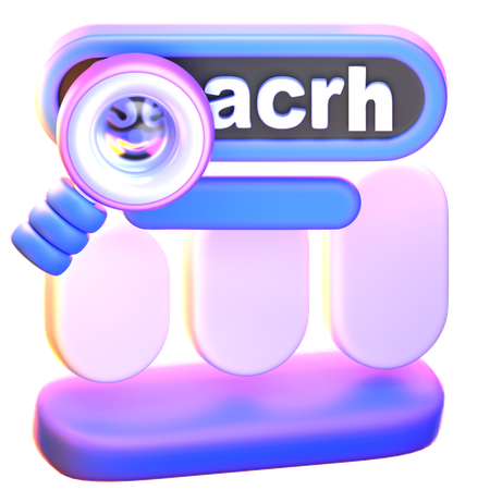 Recherche en marketing  3D Icon