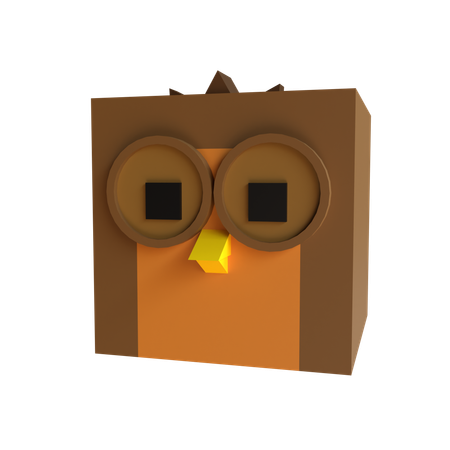 Eule  3D Icon