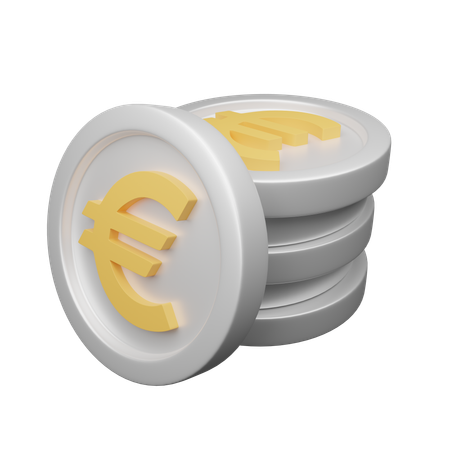 Euro  3D Icon