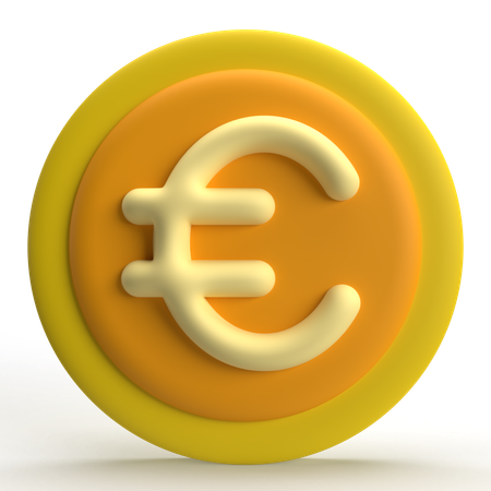 Euro  3D Icon