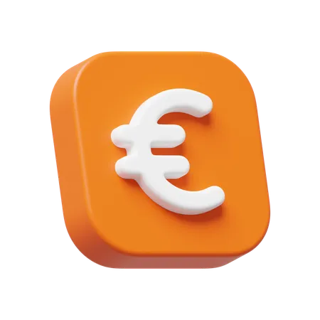 Euro  3D Icon