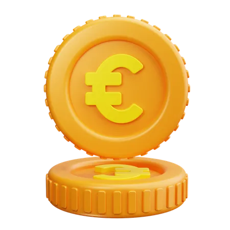 Euro  3D Icon