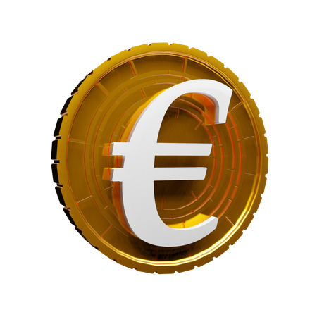 Euro  3D Icon