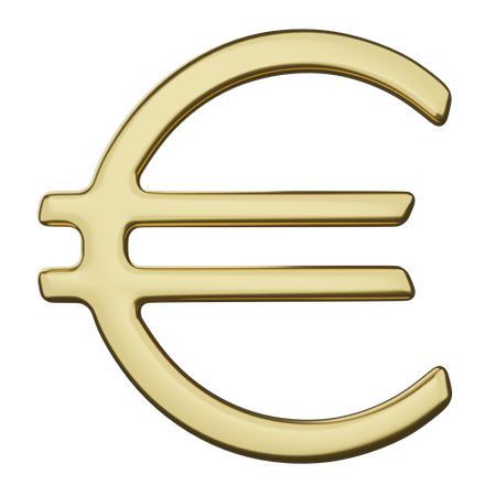 Euro  3D Icon