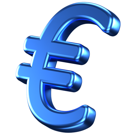 Euro  3D Icon