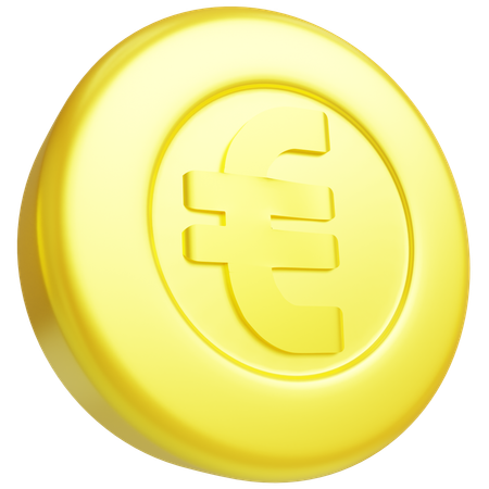 Euro  3D Icon