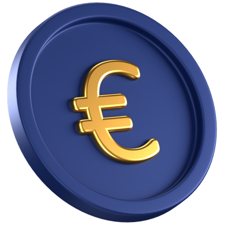 Euro  3D Icon