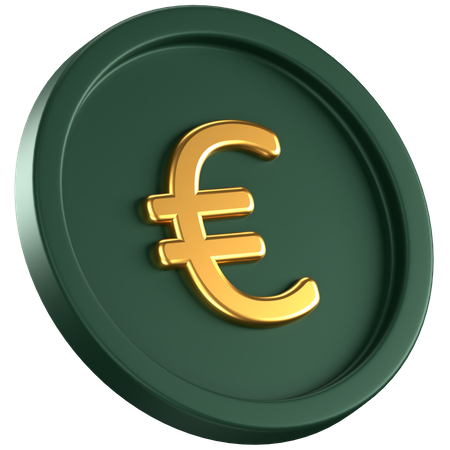 Euro  3D Icon