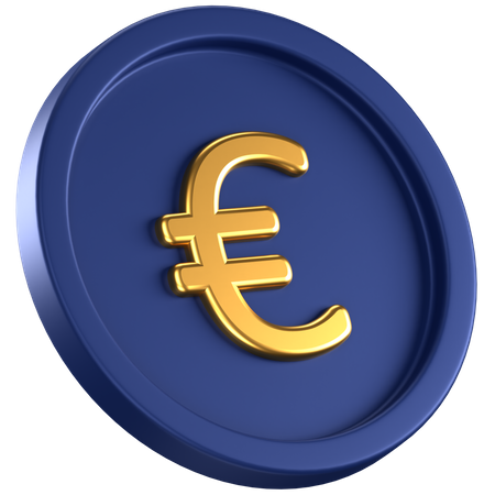 Euro  3D Icon