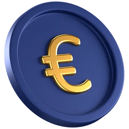 Euro  3D Icon