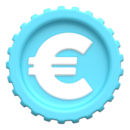 Euro  3D Icon