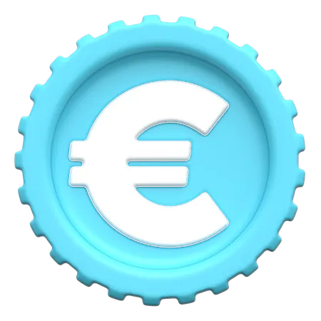 Euro  3D Icon