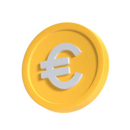 Euro  3D Icon